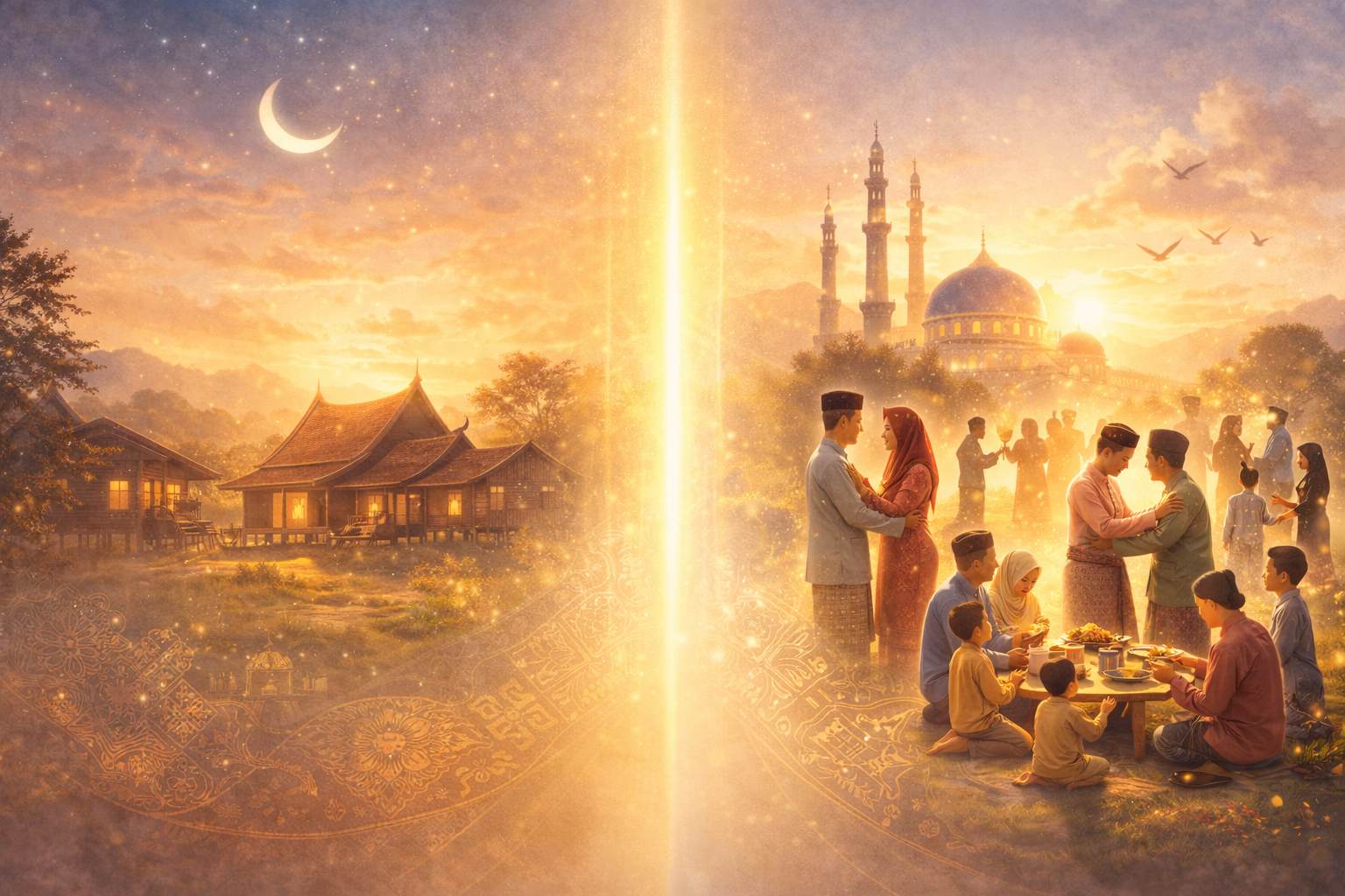 ADAT BERSENDIKAN SYARIAT DI DALAM BERHARI RAYA