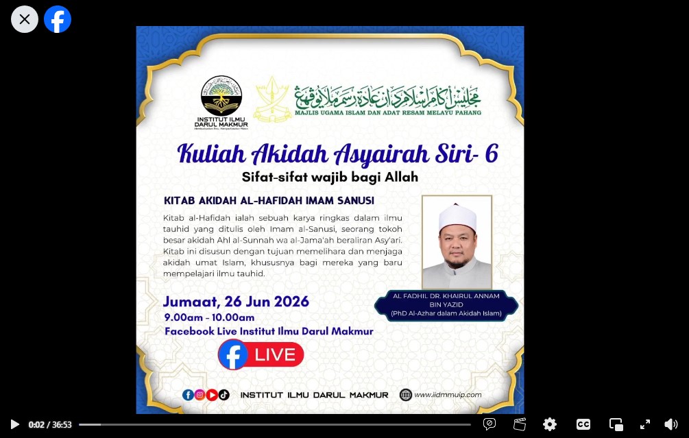 kuliah akidah asyairah siri-6